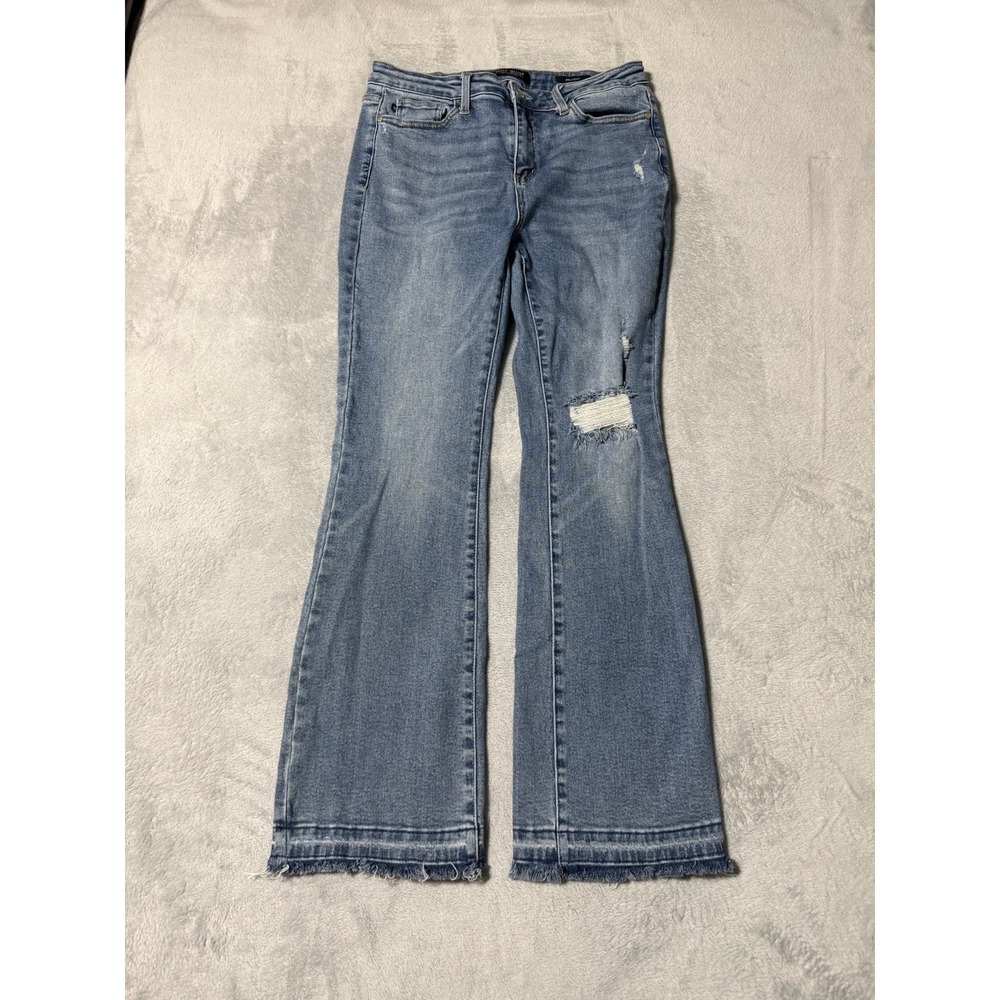 Judy Blue Bootcut Womens 11 Jeans Blue Stretch Western Zipper 30x30